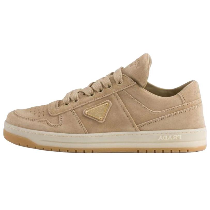 Prada Prada Downtown Low Top Skateboard Shoes Women's Light Umber