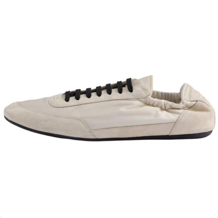 Prada Prada Collapse Low Top Casual Shoes Women's Ivory White