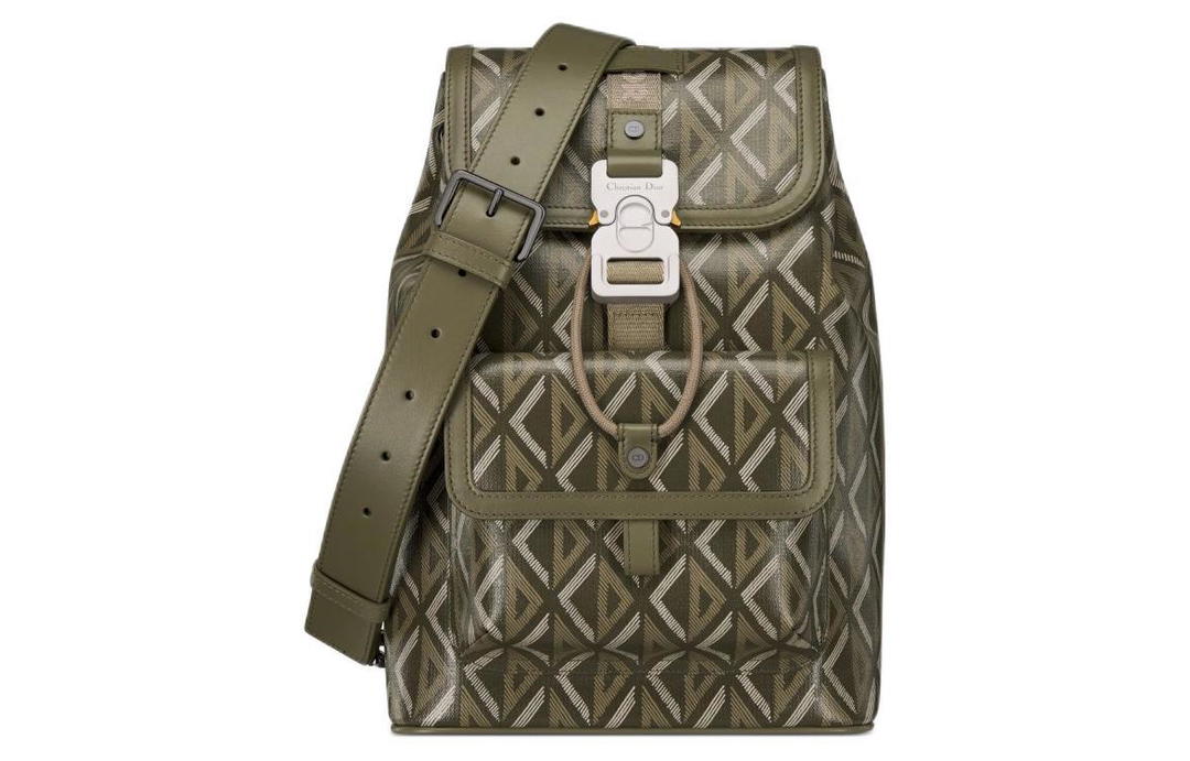 Dior Dior Hit The Road Canvas Crossbody Bag, Shoulder Bag Women's Khaki