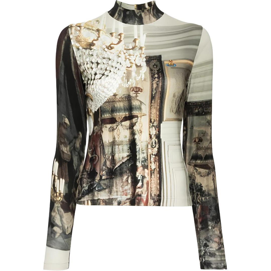 Vivienne Westwood Vivienne Westwood Graphic Printed Turtleneck Top