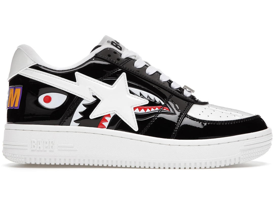 Bape A Bathing Ape Bape Sta Low Color Block Shark Black