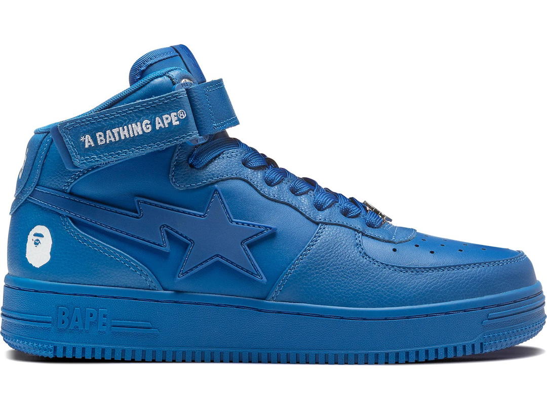 Bape A Bathing Ape Bape Sta Mid Blue