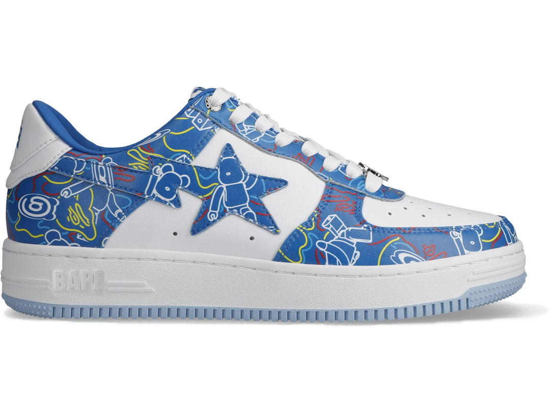 Bape A Bathing Ape Bape Sta Medicom Toy Bearbrick Camo Blue