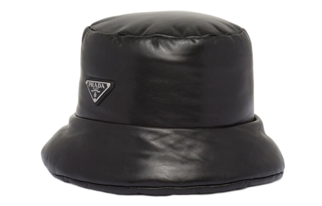 Prada Prada Logo-Enamelled Padded Designed Bucket Hat