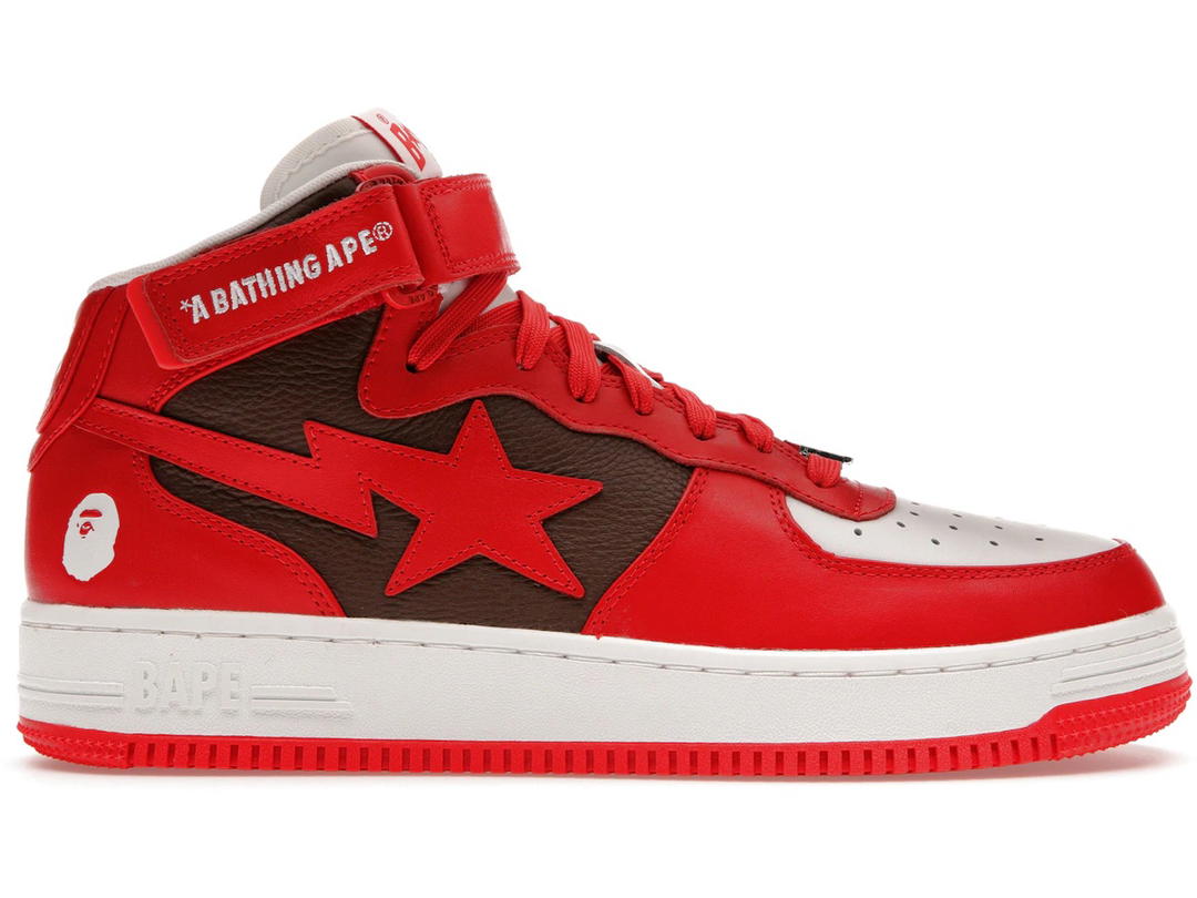 Bape A Bathing Ape Bape Sta Mid Red (2022)
