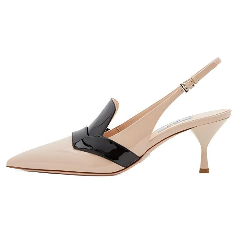 Prada Prada Slim Heel High Heels Women's Light Pink