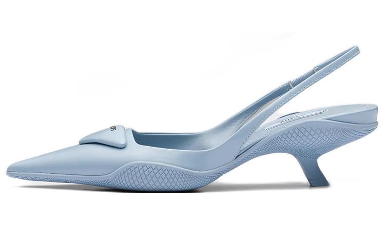 Prada Prada Irregular Heel High Heels Women's Blue