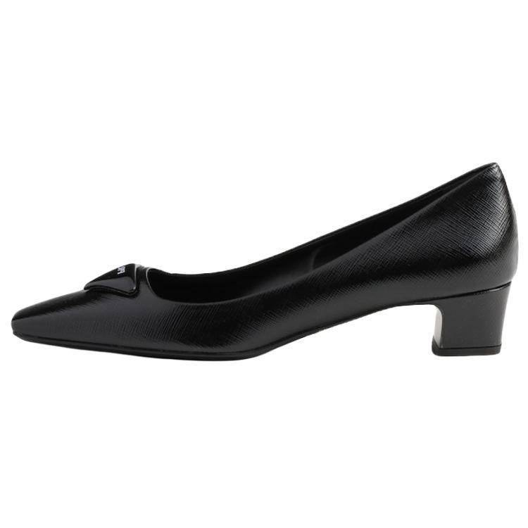 Prada Prada Block Heel High Heels 3.5cm Women's Black