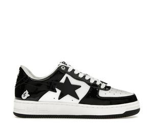 Buy A Bathing Ape Bape Sta Patent Leather Black White at Sasom – Authentic and Ready to Ship