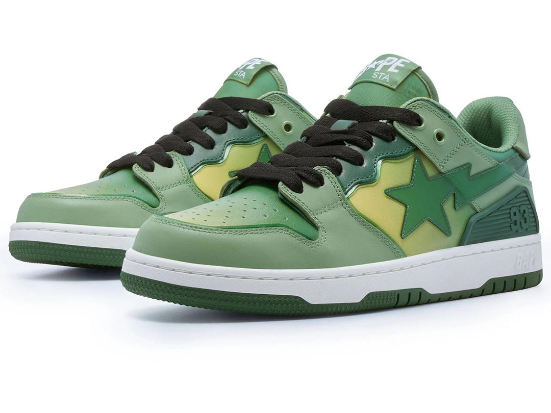 Bape A Bathing Ape Bape SK8 Sta Green Gradation