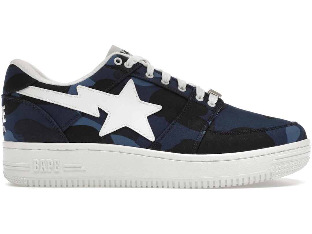Bape A Bathing Ape Bape Sta Low Color Camo Navy