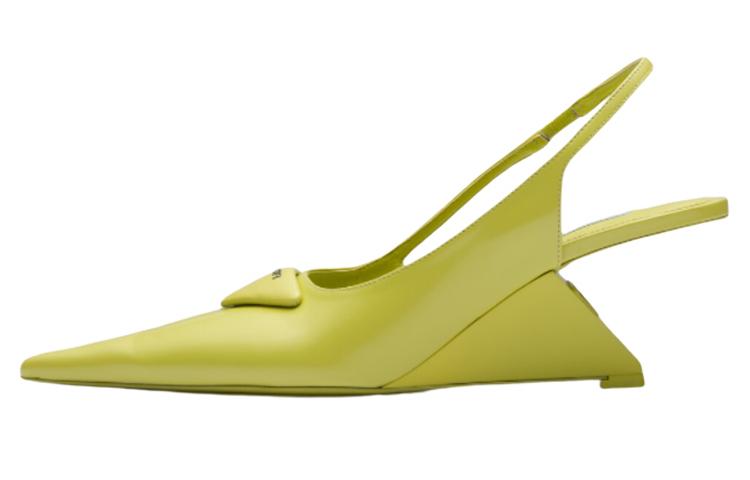 Prada Prada Fashion High Heels Women's Lime Green