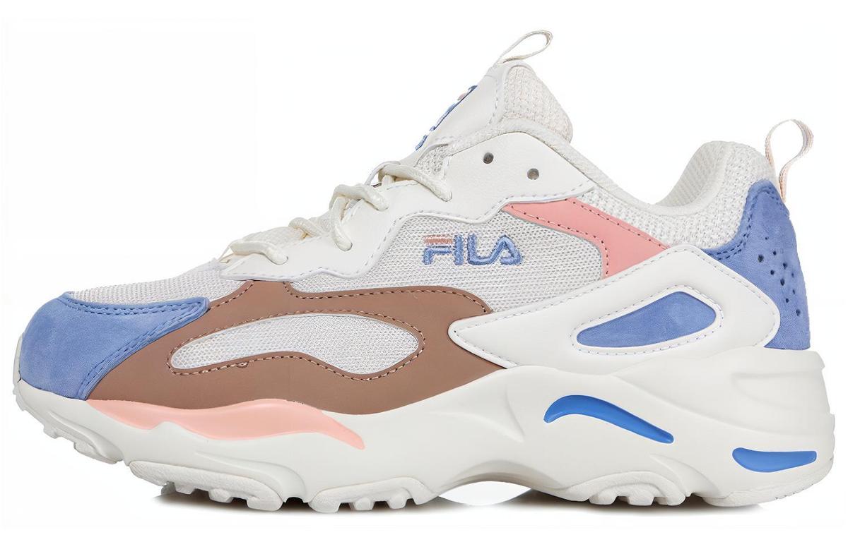 Fila FILA Tracer Retro Running Shoes Brown/Blue/Pink