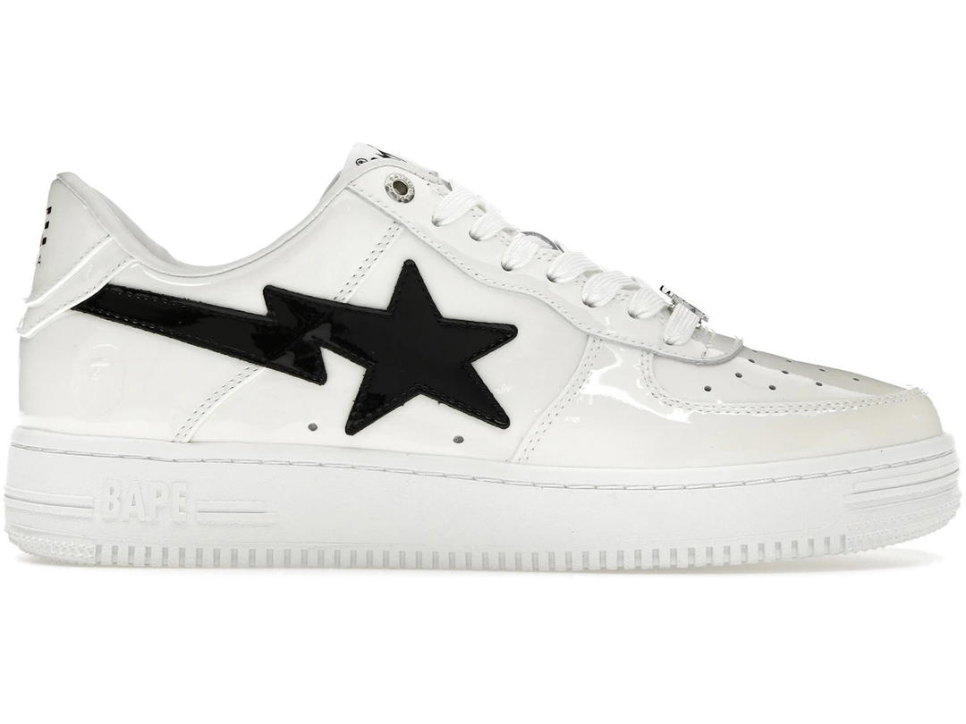Bape A Bathing Ape Bape Sta #2 White Patent