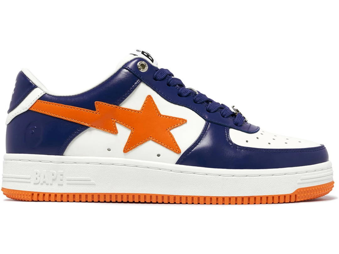 Bape A Bathing Ape Bape Sta #3 M2 White Blue Orange