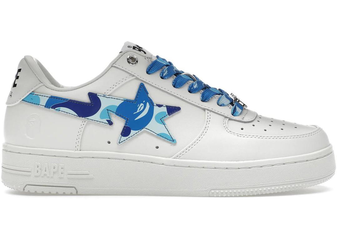 Bape A Bathing Ape Bape Sta Low ABC Camo White Blue (2025)