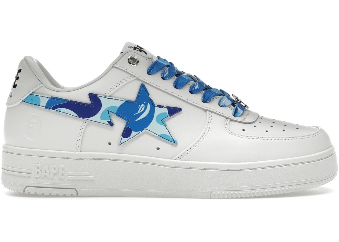 Bape A Bathing Ape Bape Sta Low ABC Camo White Blue (2025)