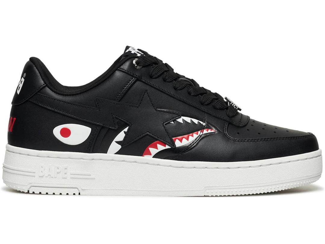 Bape A Bathing Ape Bape Sta Low Shark Pack Black