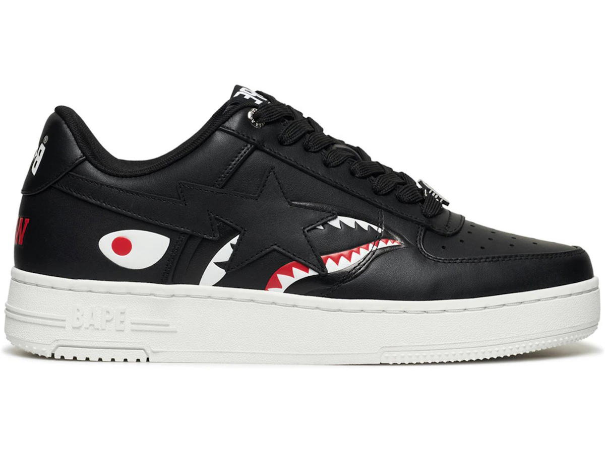 Bape A Bathing Ape Bape Sta Low Shark Pack Black