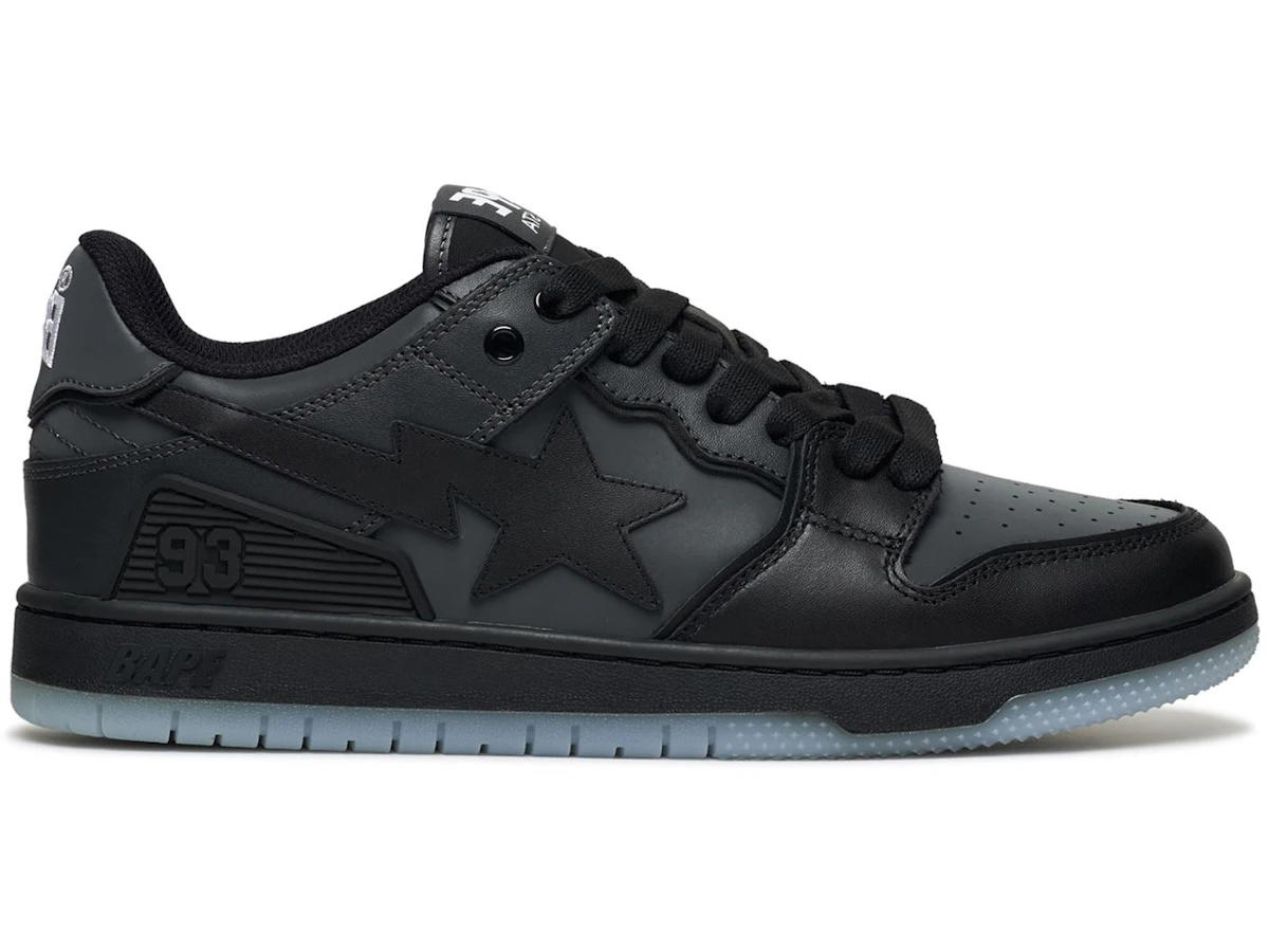 Bape A Bathing Ape Sk8 Sta #5 M2 Black