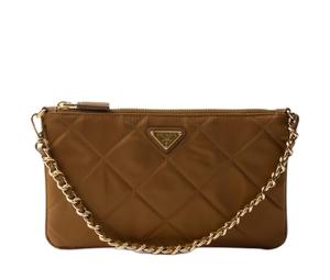 Buy Prada Re-Edition Fabric Handbag Shoulder Bag Small Size Women's Brandy at Sasom – Authentic and Ready to Ship