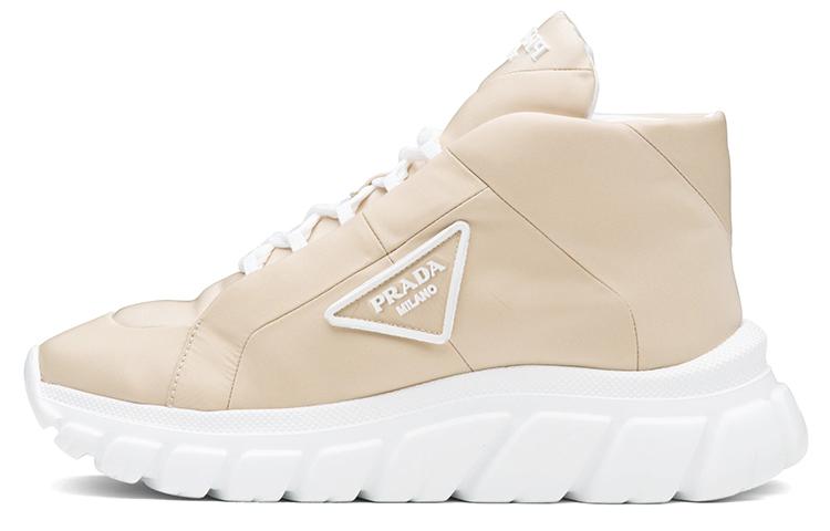 Prada Prada Casual Shoes Women's High-Top Desert Yellow