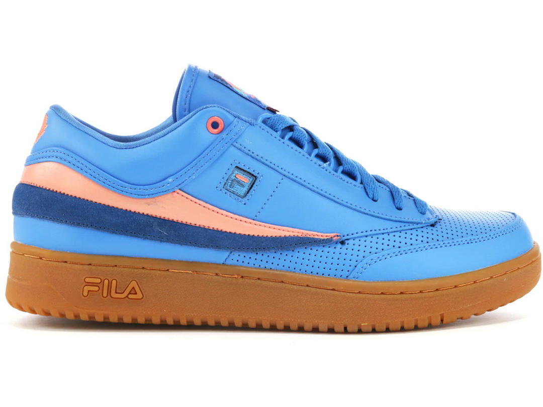 Fila Fila T-1 Mid Pink Dolphin Ghost Blue