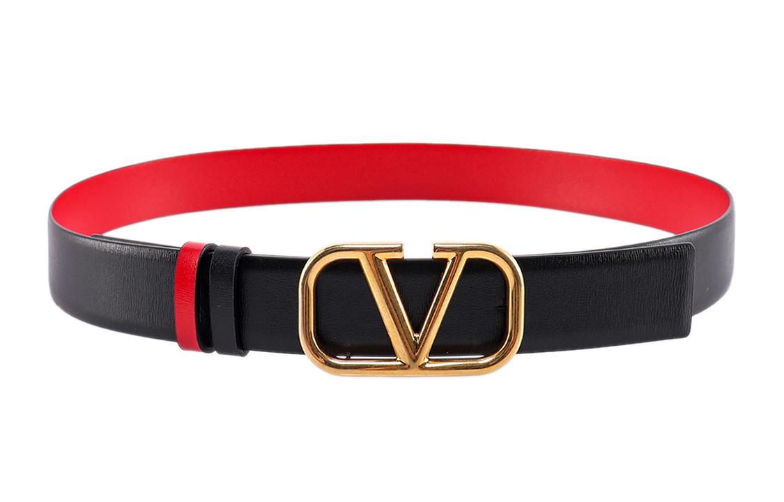Valentino Valentino Leather Belts Unisex Black