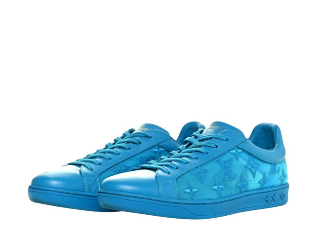 Louis Vuitton Louis Vuitton Luxembourg Monogram Sneaker Blue - view 3