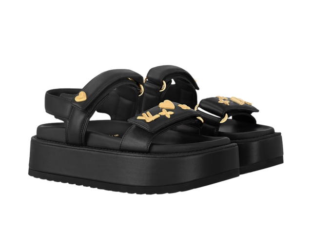 Louis Vuitton Louis Vuitton LV Sunset Platform Comfort Sandal Black (W) - view 2
