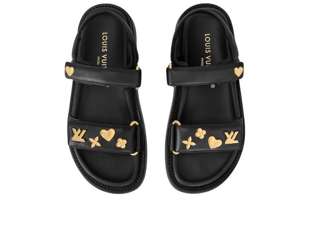 Louis Vuitton Louis Vuitton LV Sunset Platform Comfort Sandal Black (W) - view 3