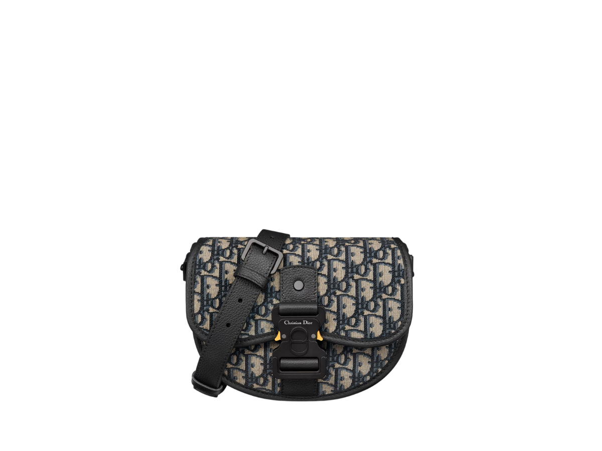 Dior Dior Mini Gallop Bag With Strap In Beige And Black