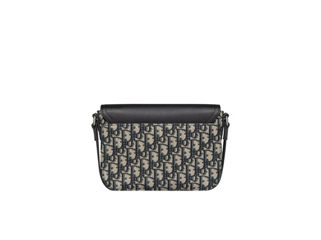 Dior Dior Small Saddle Messenger Bag With Flap Beige Black - view 5