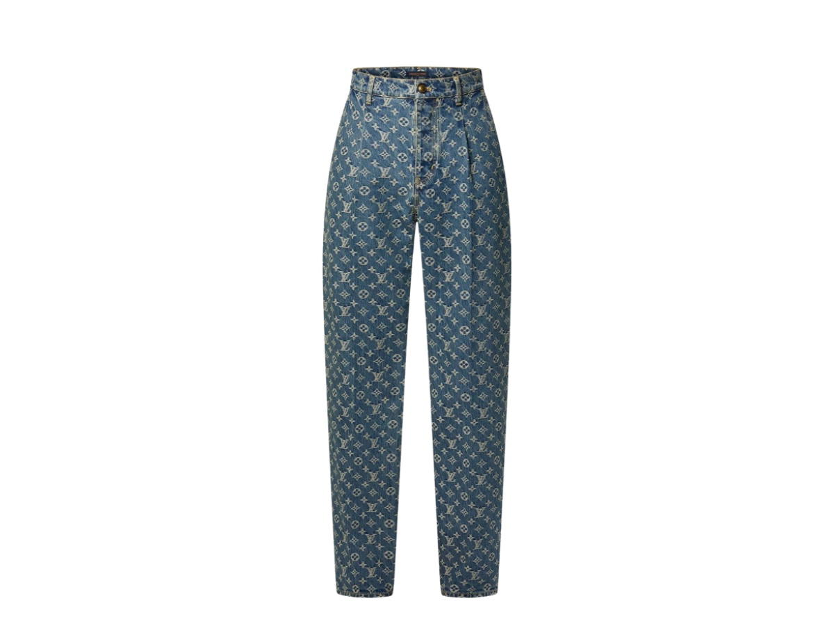 Louis Vuitton Louis Vuitton Monogram Denim Tailored Pants Denim