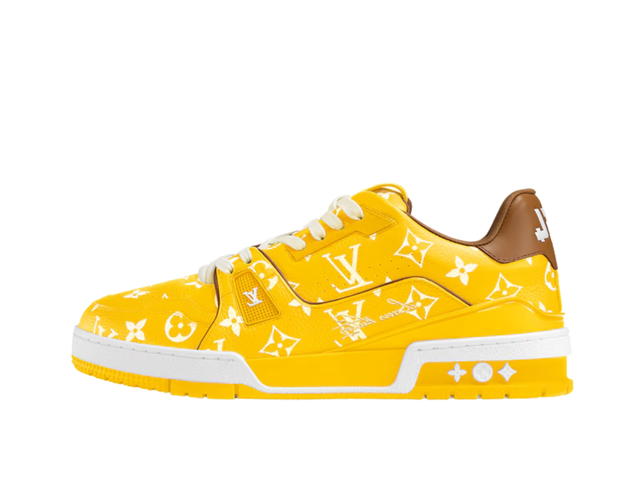 Louis Vuitton Louis Vuitton Lv Trainer Sneakers Yellow - view 2