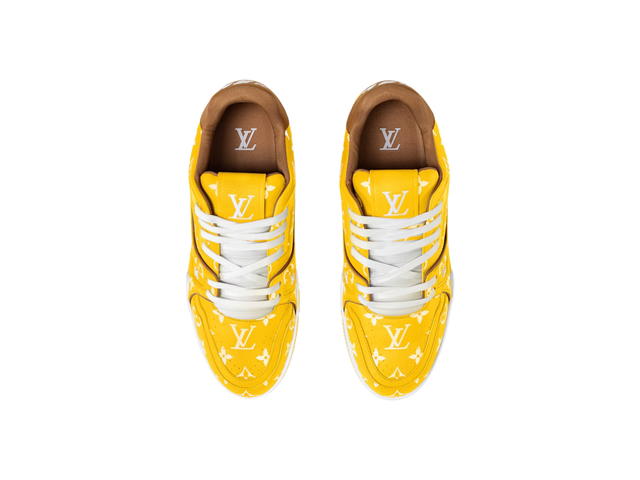 Louis Vuitton Louis Vuitton Lv Trainer Sneakers Yellow - view 3