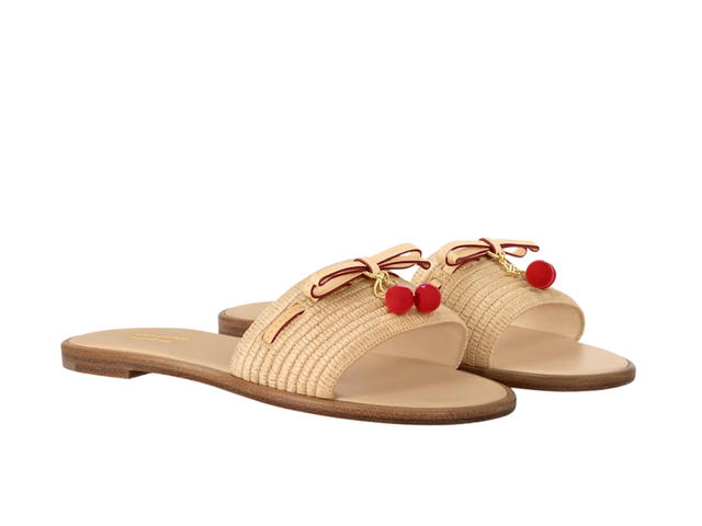 Louis Vuitton Louis Vuitton x Takashi Murakami Lily Flat Mule Tan (Women's) - view 2