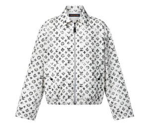 Buy Louis Vuitton Graphic Monogram Zip-Up Jacket Milky White at Sasom – Authentic and Ready to Ship