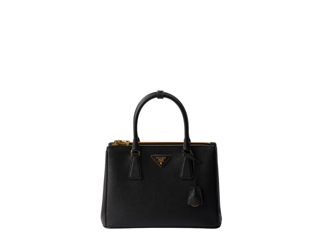 Prada Prada Galleria Medium Saffiano Leather Bag Black