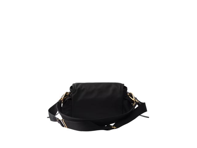 Prada Prada Explore Medium Re-nylon Shoulder Bag With Flap Black - view 2