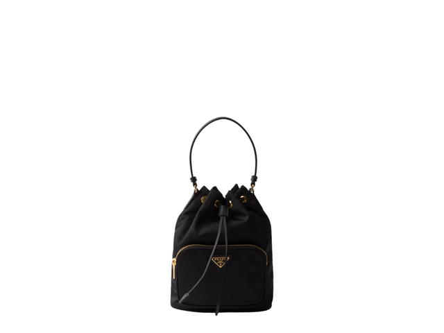 Prada Prada Duet Re-Nylon Bucket Bag Black - view 1