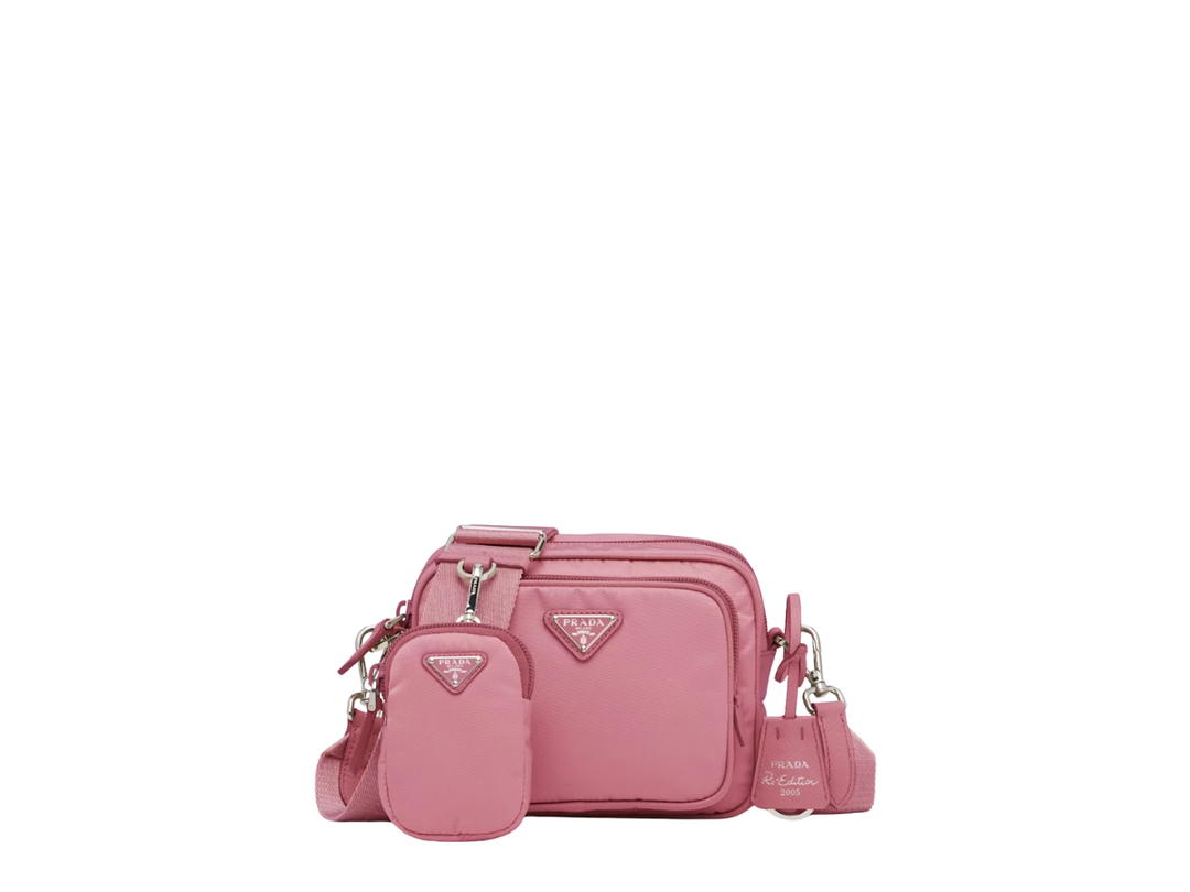 Prada Prada Re-Edition 2005 Nylon Bag Begonia Pink