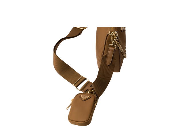 Prada Prada Re-Edition 2005 Re-Nylon Bag Brandy - view 5