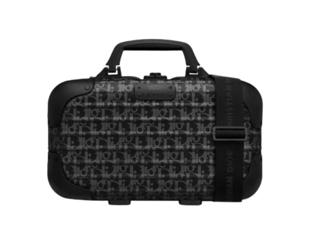 Dior Dior x Rimowa Carry-On Case Aluminium Dior Oblique Black