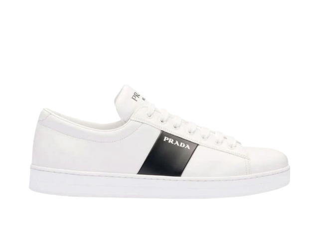 Prada Prada Low Top Skateboard White Black (Women's) - view 1