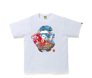 Buy Bape Children's Day Ladies Tee White Pink Koi at Sasom – Authentic and Ready to Ship