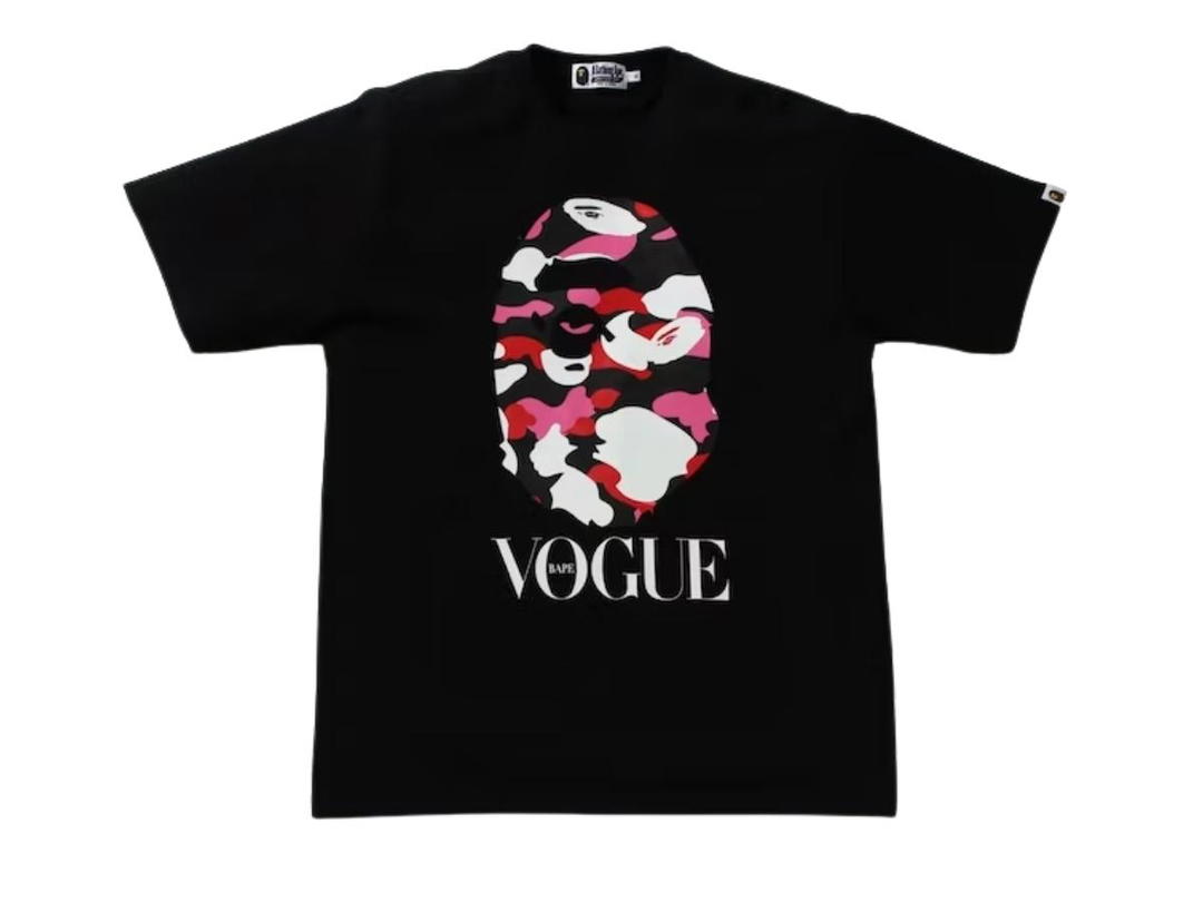 Bape Bape x VOGUE Ape Head T-Shirt Black