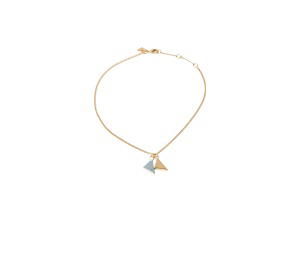 Buy Prada Enameled Metal Necklace Gold Celeste at Sasom – Authentic and Ready to Ship