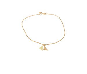 Buy Prada Enameled Metal Necklace Gold Daffodil at Sasom – Authentic and Ready to Ship