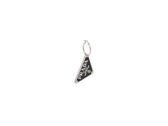 Prada Prada Symbole Pendant Left Earring Black - view 2